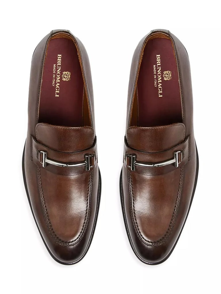 商品Bruno Magli|Sante Leather Loafers,价格¥2933,第4张图片详细描述