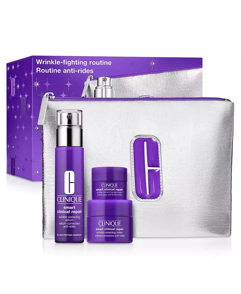 商品Clinique|Wrinkle-Fighting Routine Skin Care Gift Set,价格¥622,第1张图片