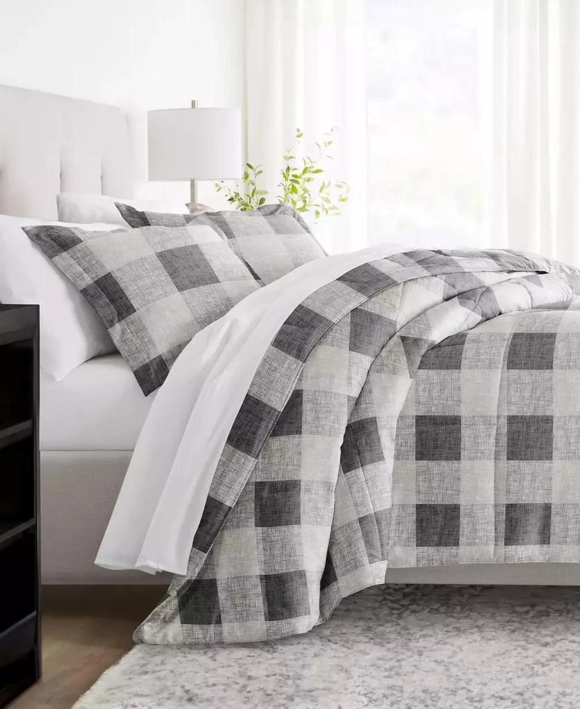 商品IENJOY HOME|Ultra Soft Gingham 3-Pc. Comforter Set,价格¥394,第4张图片详细描述