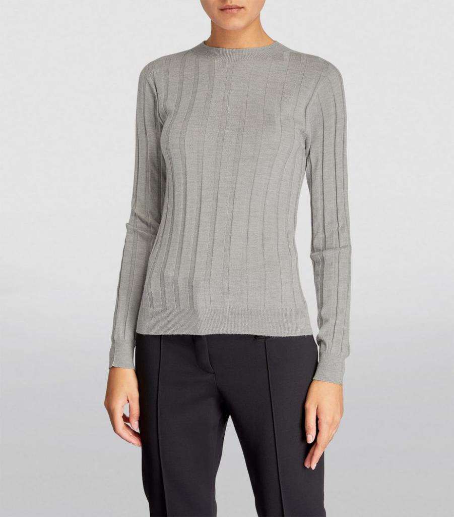商品Peserico|Wool-Blend Ribbed Sweater,价格¥3049,第5张图片详细描述