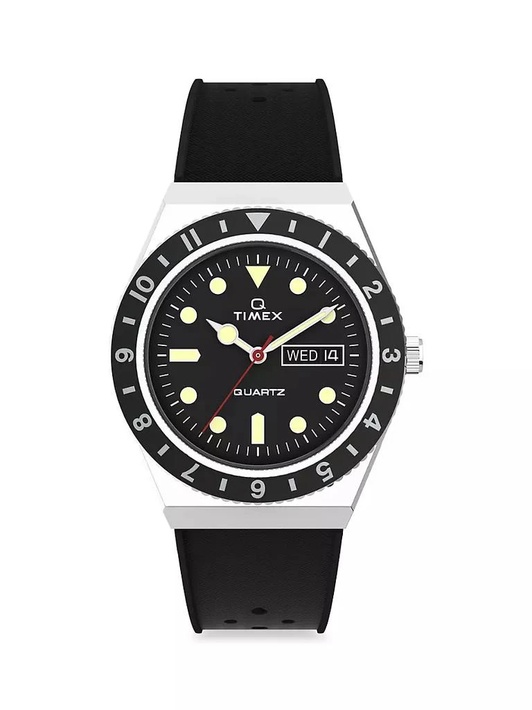 商品Timex|Q Diver Sythentic Strap Watch,价格¥1332,第1张图片