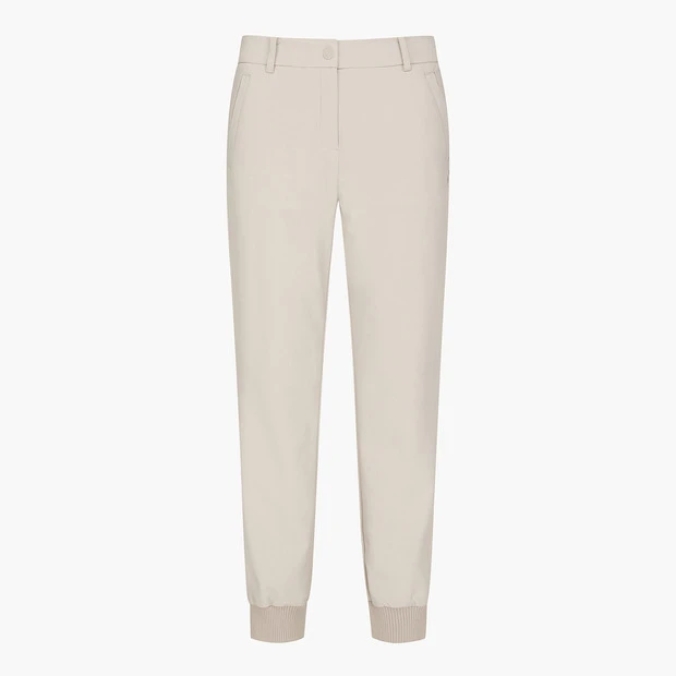 商品【预售商品15天发货】 LE COQ SPORTIF|高尔夫系列女性下摆设计 jogger 裤展现时尚气息 GO312LPT92-BEGE,价格¥725,第1张图片