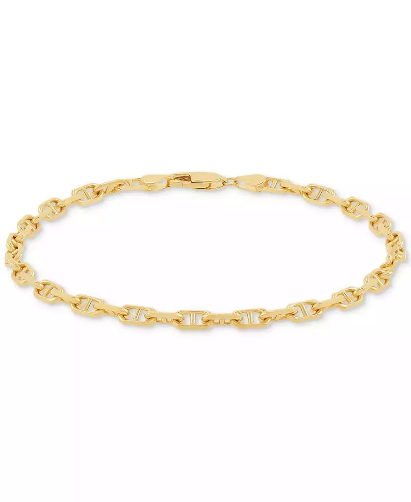 商品Italian Gold|Polished Solid Anchor Link Chain Bracelet in 10k Gold,价格¥3610,第3张图片详细描述