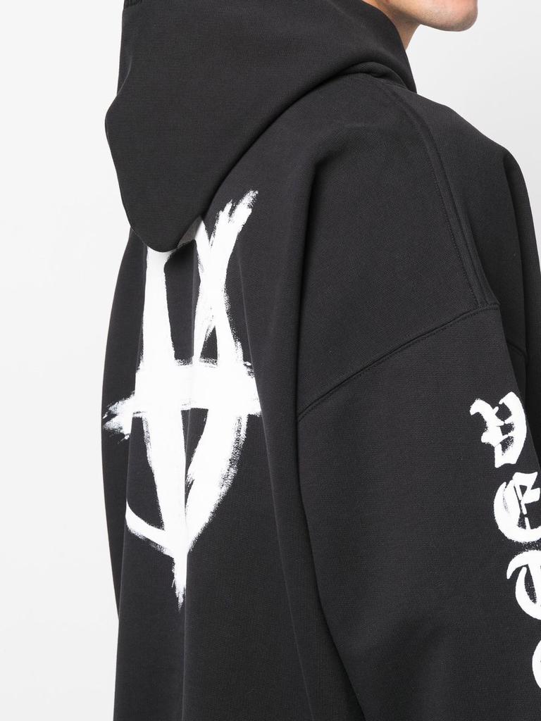 Double anarchy logo hoodie商品第6张图片规格展示