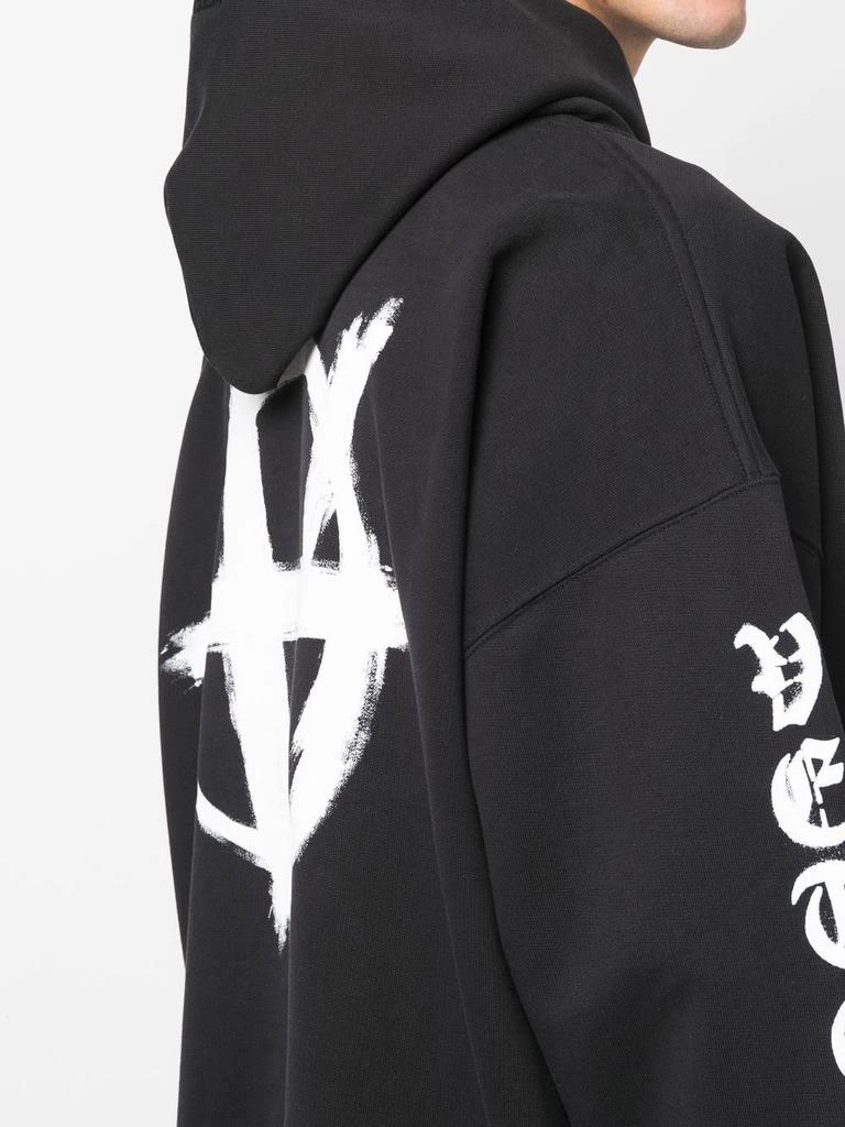Double anarchy logo hoodie 商品