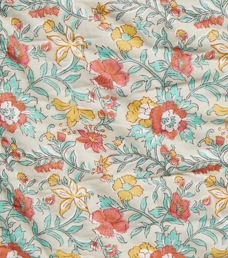 商品Louise Misha|Enoha reversible floral cotton blanket,价格¥429,第3张图片详细描述