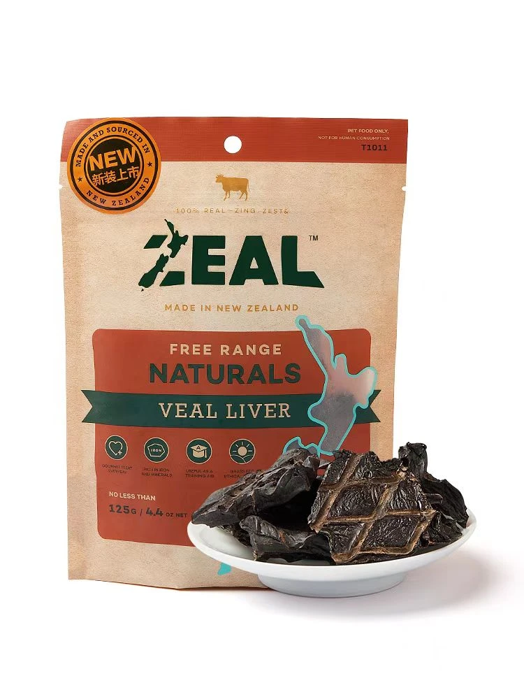 商品[国内直发] Zeal|新西兰全进口风干小牛肝片（犬用）125g,价格¥106,第1张图片