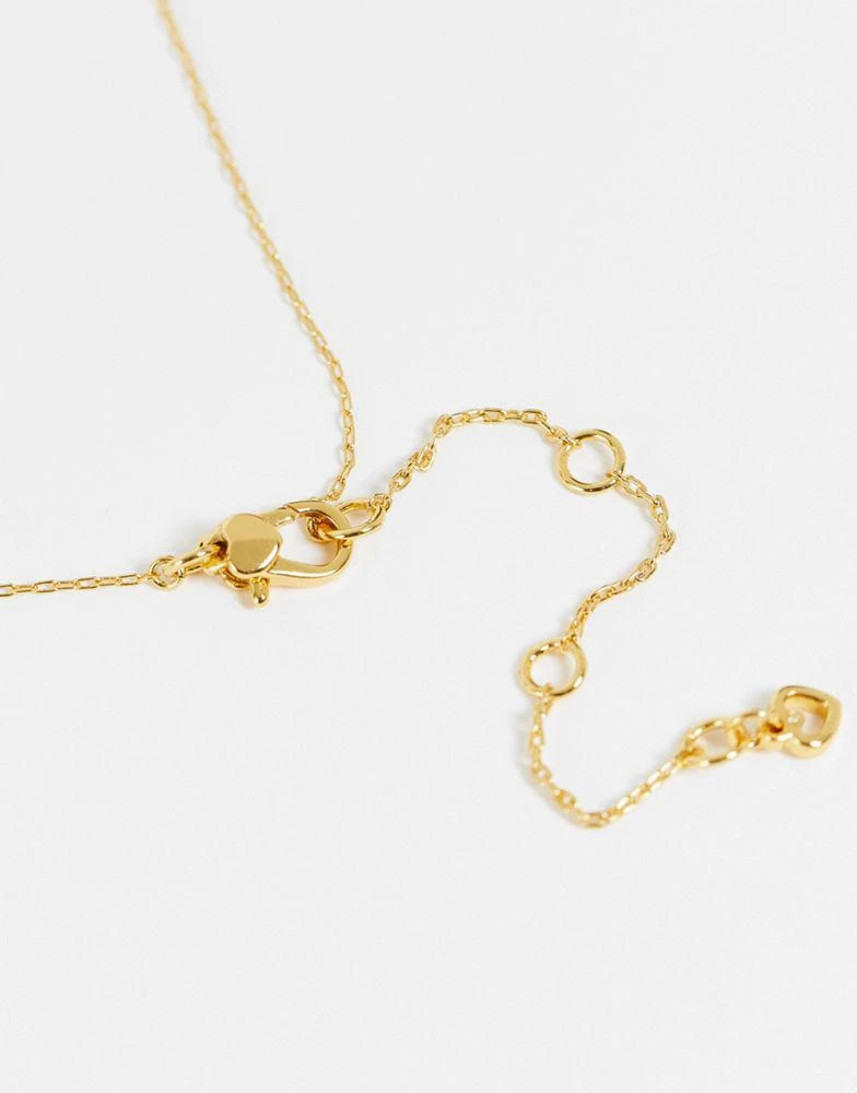 商品Kate Spade|Kate Spade Ever After bridal charm necklace in gold plated,价格¥268,第3张图片详细描述