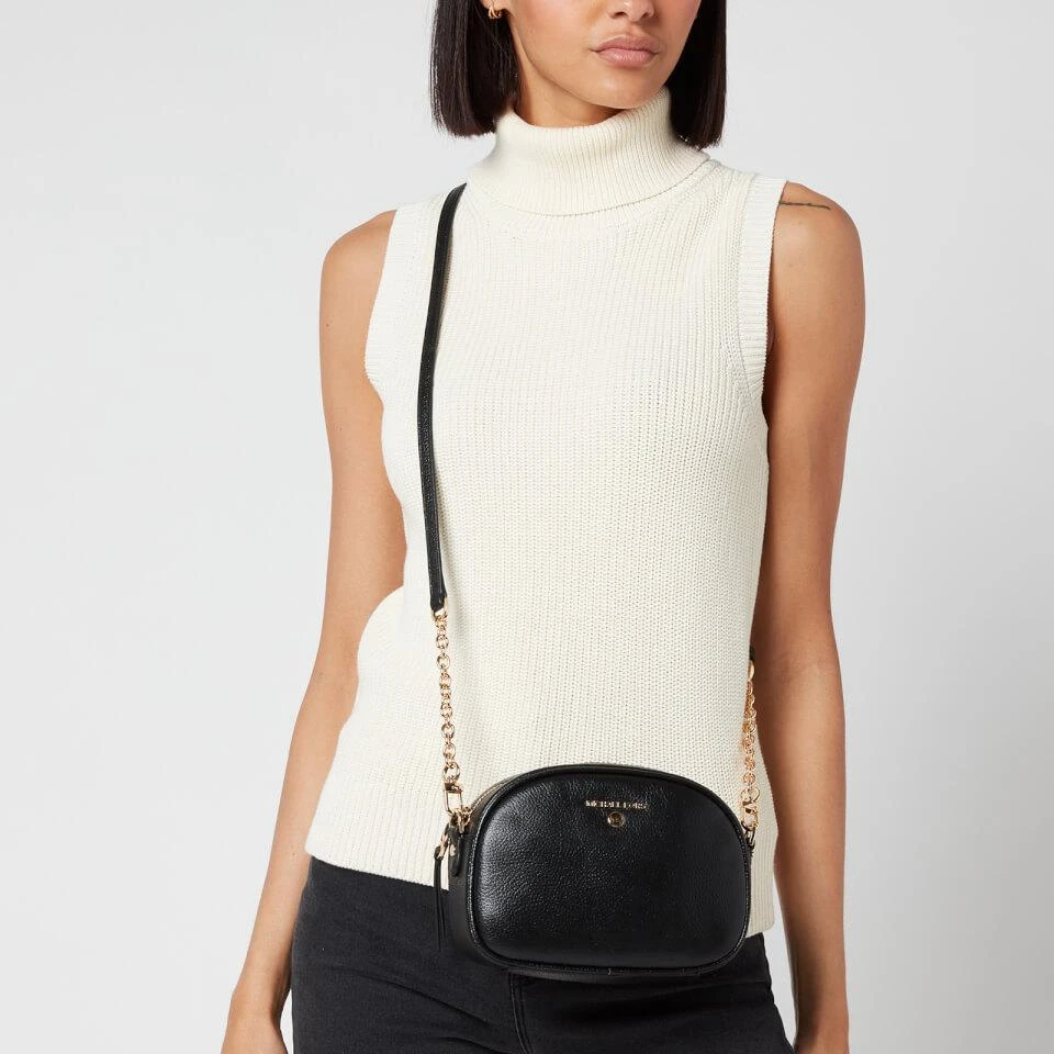 商品Michael Kors|MICHAEL Michael Kors Women's Jet Set Charm Oval Cmra Xbody Bag - Black,价格¥703,第2张图片详细描述