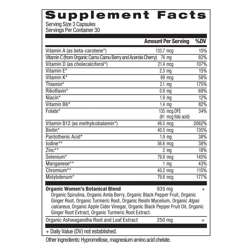 商品Ancient Nutrition|女性复合维生素,价格¥338,第2张图片详细描述