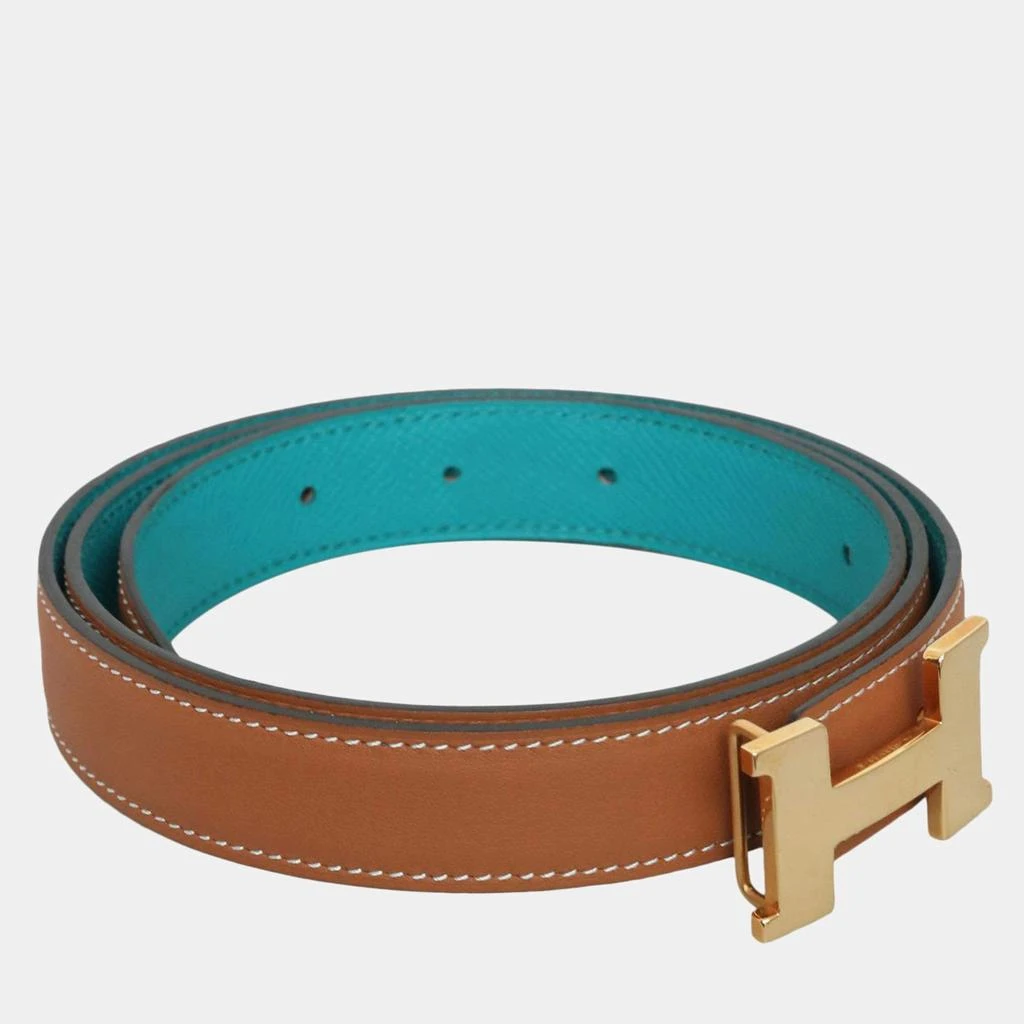 商品[二手商品] Hermes|Hermes Brown Epsom, Swift Leather Mini Constance 24 Reversible Belt,价格¥5351,第2张图片详细描述