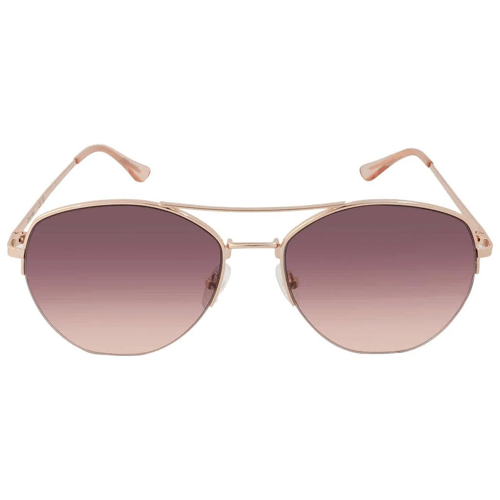 商品Calvin Klein|Pink Gradient Pilot Ladies Sunglasses CK20121S 780 57,价格¥183,第1张图片