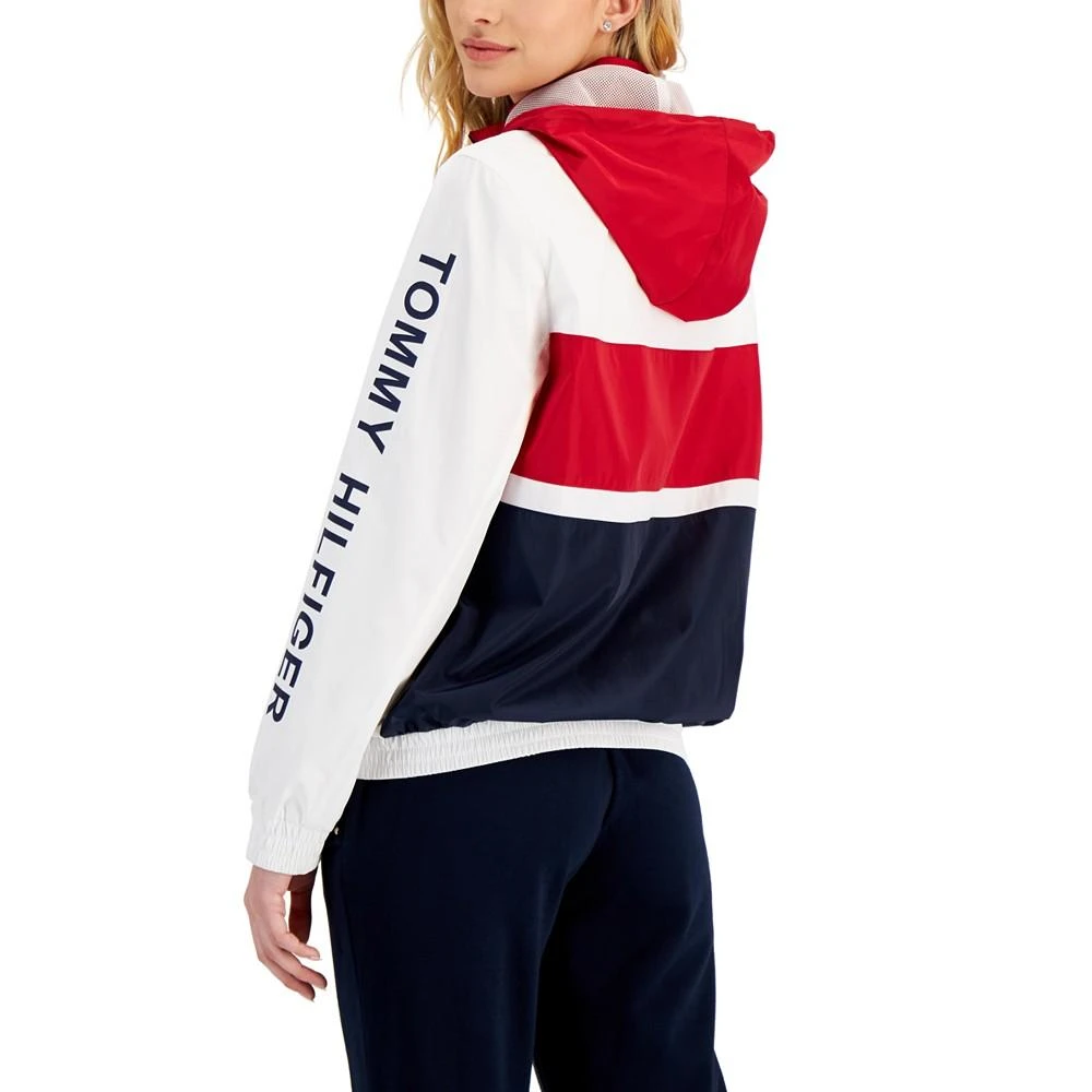 商品Tommy Hilfiger|Women's Colorblocked Windbreaker Jacket,价格¥320,第2张图片详细描述