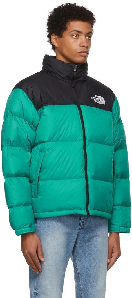 商品The North Face|男款 1996 Retro Nuptse 复古羽绒夹克 黑绿色,价格¥1574,第2张图片详细描述