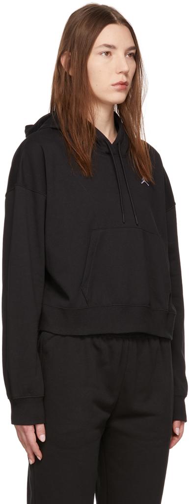 Black Essentials Fleece Hoodie商品第2张图片规格展示