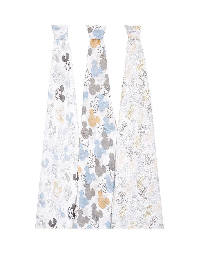 商品aden + anais|Unisex Minnie and Mickey Classic Swaddle Blankets, Pack of 3,价格¥387,第3张图片详细描述