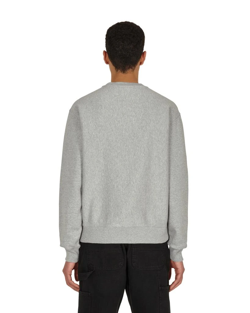 商品STUSSY|Stock Logo Crewneck Sweatshirt Grey,价格¥901,第3张图片详细描述