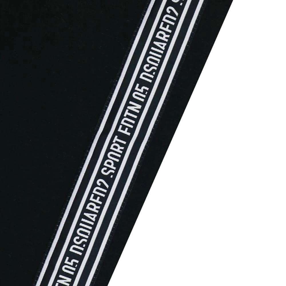 商品DSQUARED2|Black Logo Tape Leggings,价格¥360,第3张图片详细描述