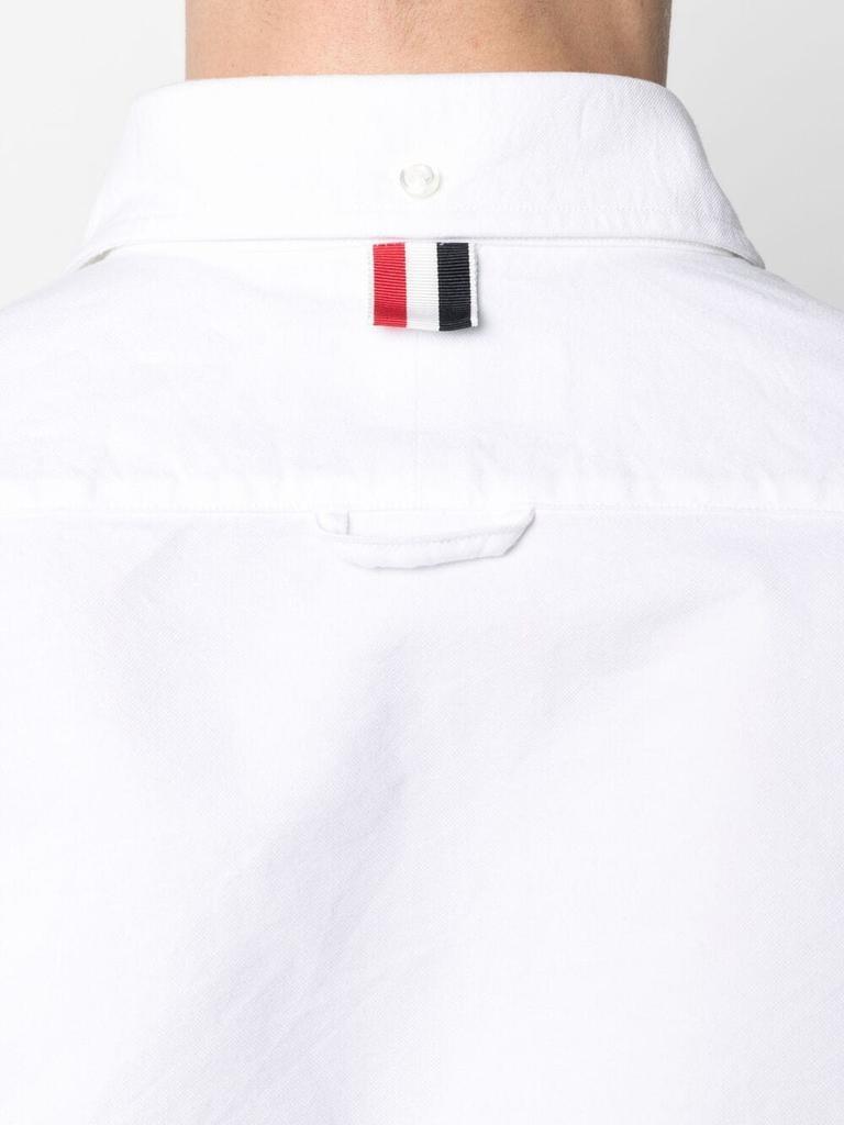 商品Thom Browne|THOM BROWNE MEN CLASSIC LONG-SLEEVE BUTTON DOWN SHIRT W/ RWB PLACKET IN OXFORD,价格¥3131,第6张图片详细描述