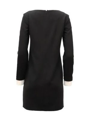 商品[二手商品] Theory|Theory Long-Sleeved Mini Dress With Bateau Neckline In Black Triacetate,价格¥810,第2张图片详细描述