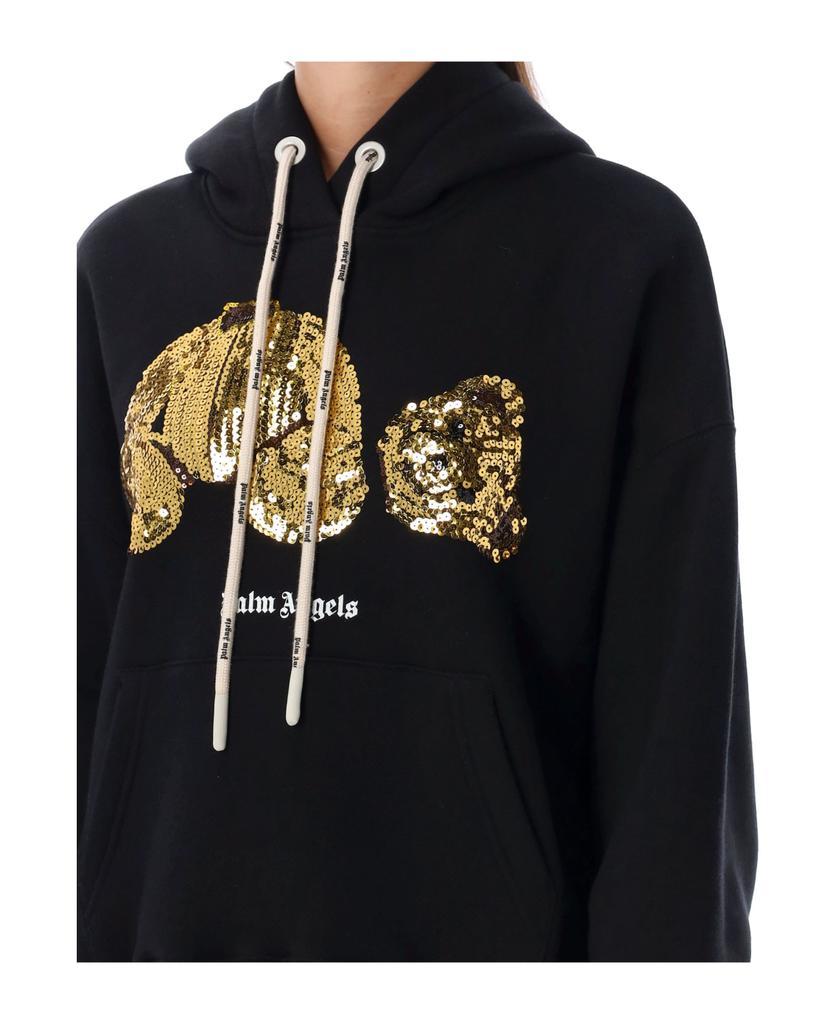 商品Palm Angels|Gold Sequins Bear Hoodie,价格¥4786,第7张图片详细描述