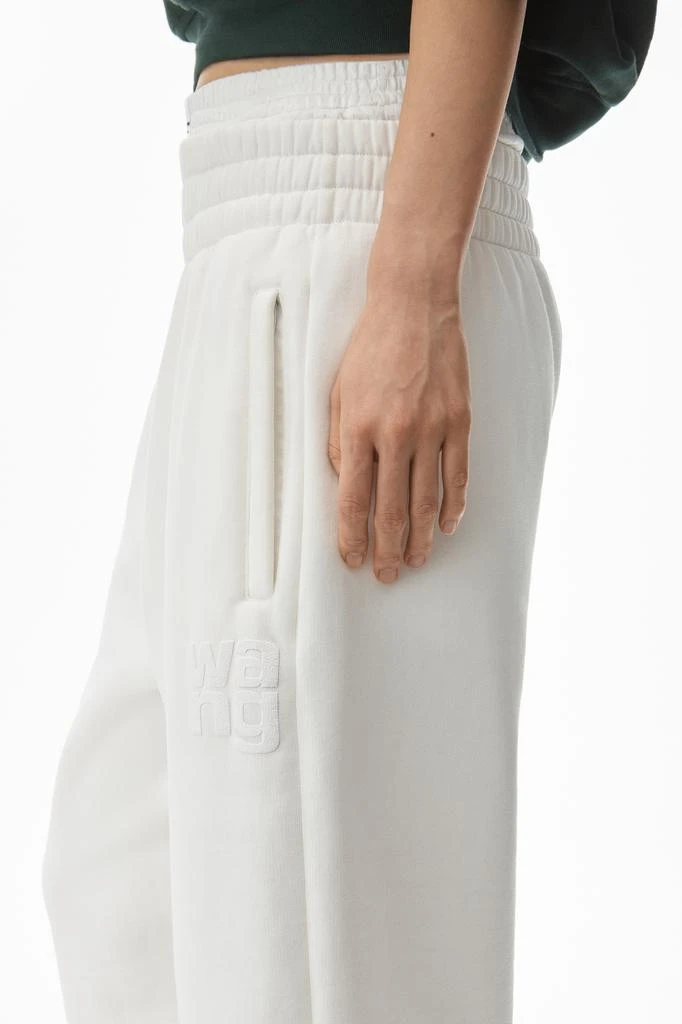 商品Alexander Wang|泡泡漆logo毛圈布运动裤,价格¥2169,第4张图片详细描述