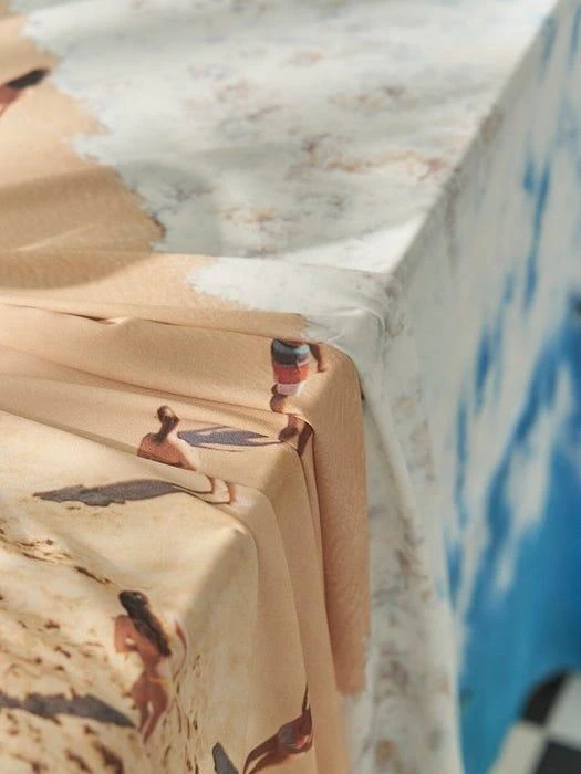 商品DECOVIEW|Summer Beach_Chiffon Sunblock Cover Curtain,价格¥363,第2张图片详细描述