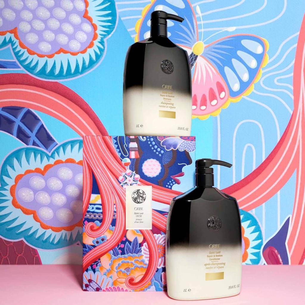 商品Oribe|Oribe Gold Lust Shampoo and Conditioner Liter Set,价格¥2167,第4张图片详细描述