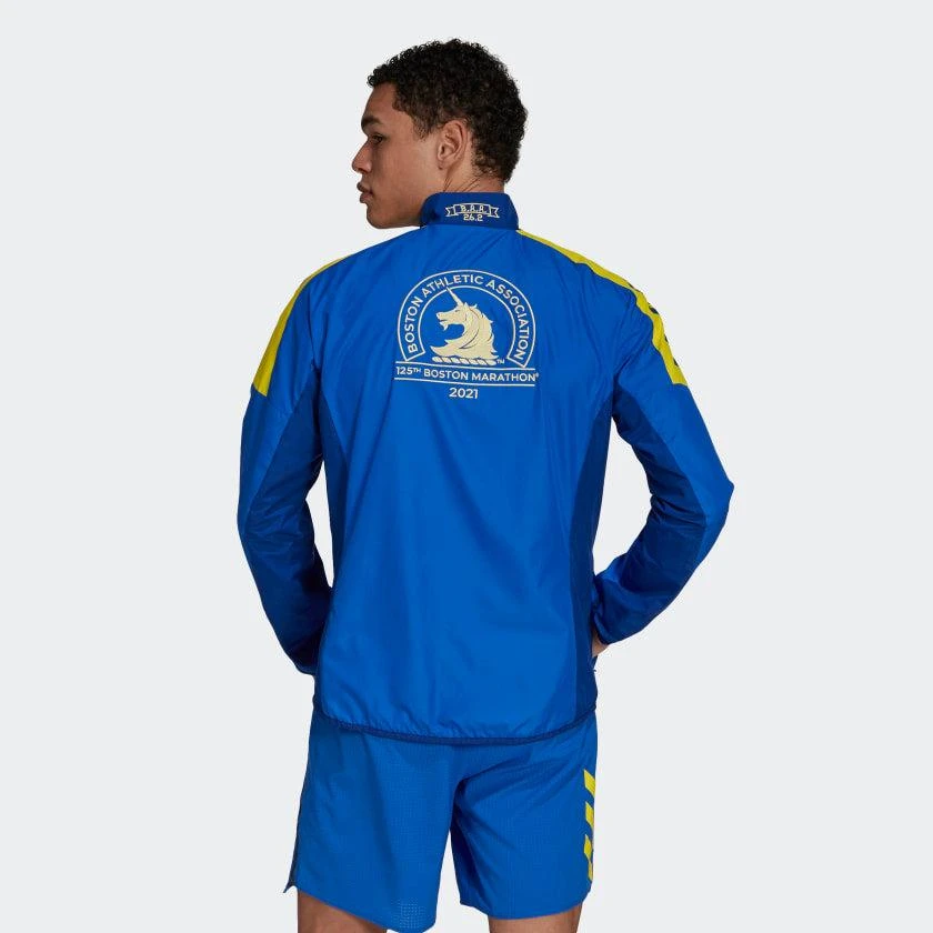 商品Adidas|Men's adidas Boston Marathon Celebration Jacket,价格¥442,第4张图片详细描述