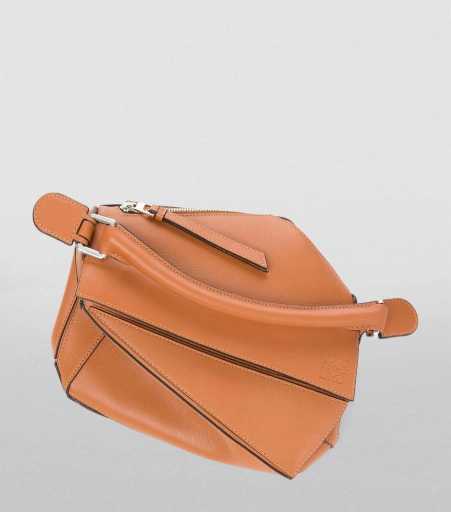 Small Leather Puzzle Top-Handle Bag 商品