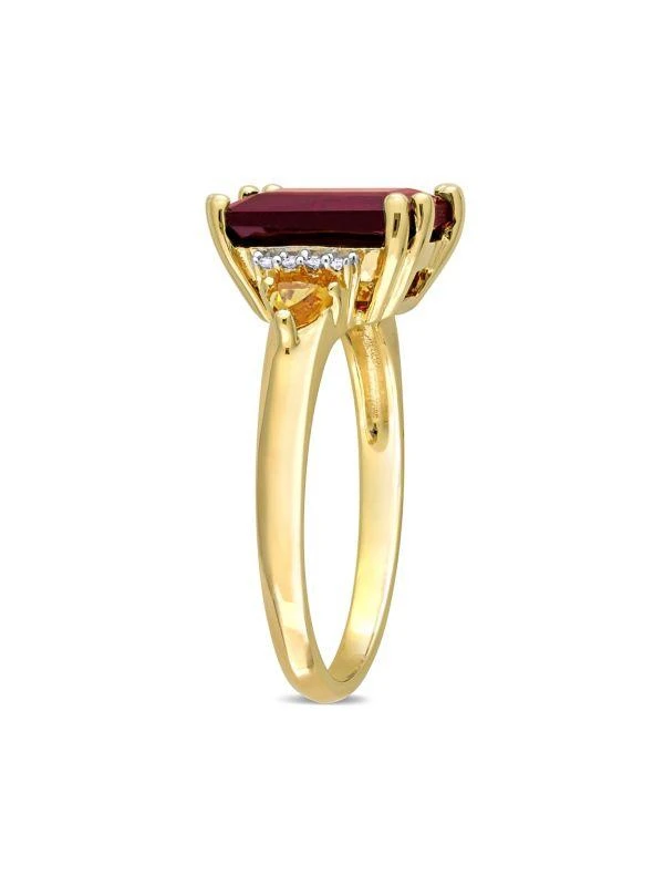 商品Sonatina|Goldplated Sterling Silver & Multi Stone Ring,价格¥825,第2张图片详细描述
