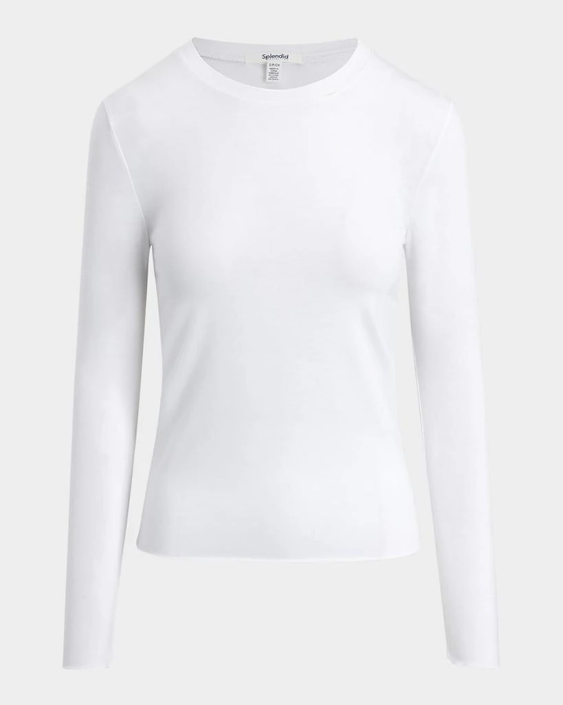 商品Splendid|Bamboo Long-Sleeve Tee,价格¥530,第1张图片