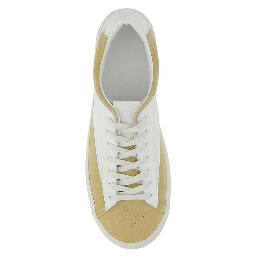 商品by FAR|Open Box - By Far Ladies Rodina Suede And Leather Low-top Sneakers In Sand,价格¥785,第2张图片详细描述