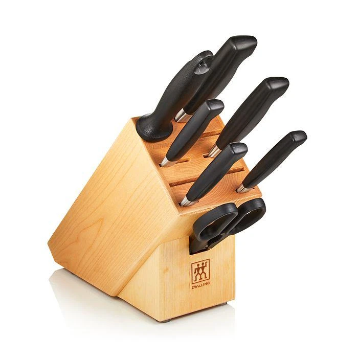 商品Zwilling|J.A. Henckels Twin Four Star 8-Piece Knife Block Set,价格¥1503,第1张图片详细描述