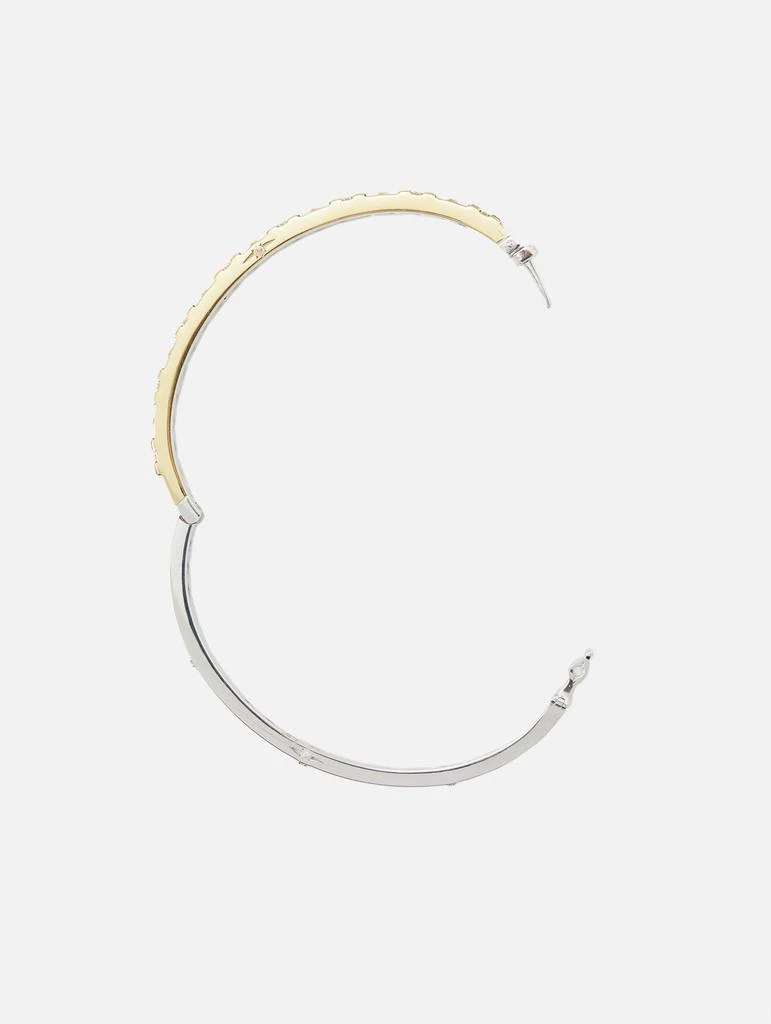 商品THREE STORIES JEWELRY|Classic Two-Toned Baguette Emerald Column Bangle,价格¥34251,第5张图片详细描述