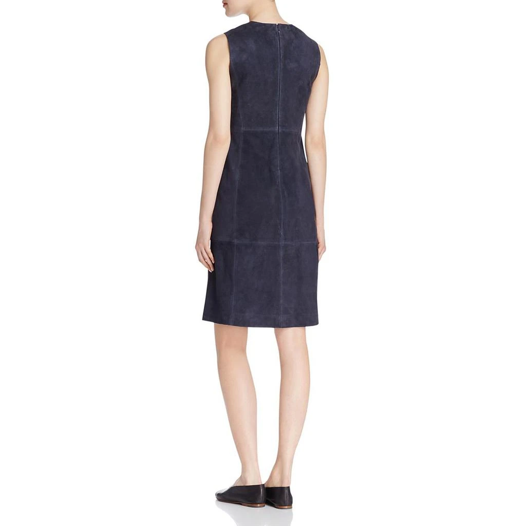 商品Vince|Vince Womens Suede Knee-Length Shift Dress,价格¥887,第2张图片详细描述