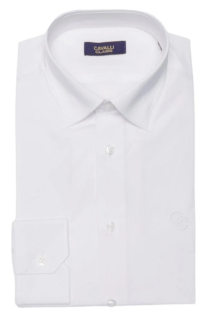 商品cavalli CLASS|Slim Fit Cotton Dress Shirt,价格¥384,第3张图片详细描述