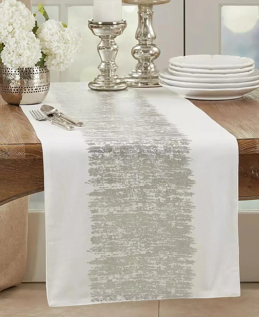 商品Saro Lifestyle|Table Runner with Metallic Banded Design, 108" x 16",价格¥425,第3张图片详细描述