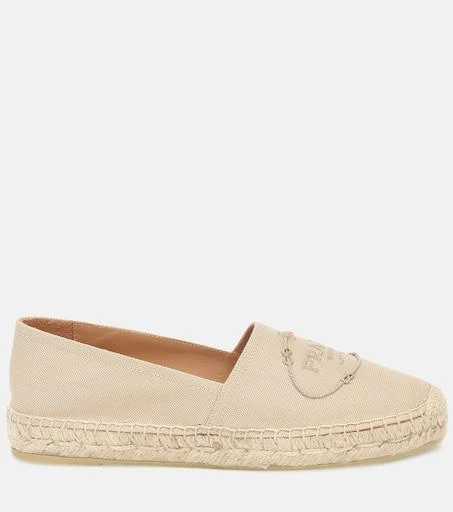 商品Prada|Logo canvas espadrilles,价格¥4883,第5张图片详细描述