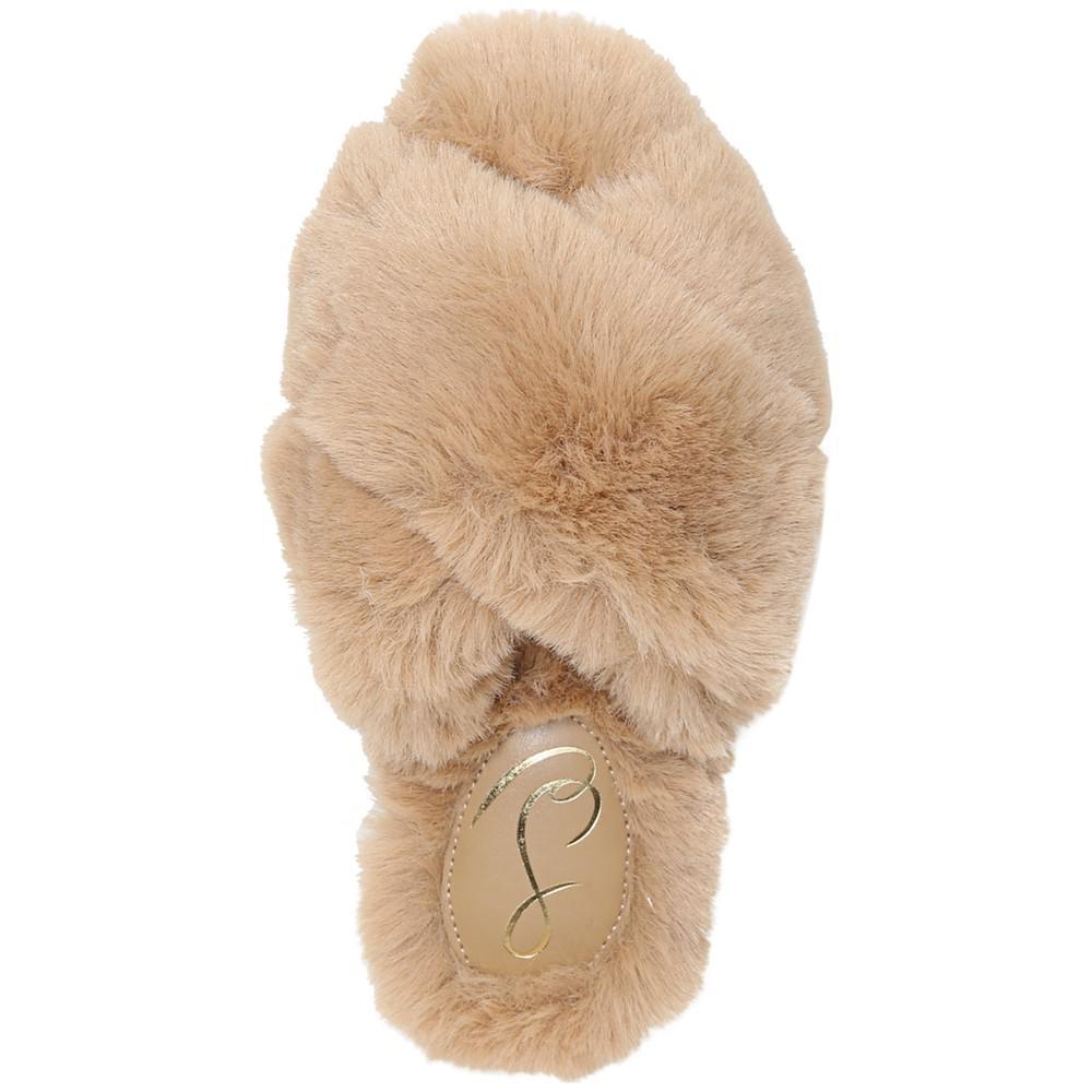 商品Sam Edelman|Women's Jeane Fluffy Crisscross Slippers,价格¥152-¥261,第6张图片详细描述