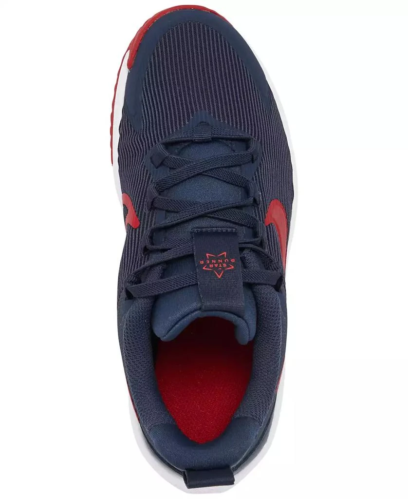 商品NIKE|Little Kids Star Runner 4 Casual Sneakers from Finish Line,价格¥186,第5张图片详细描述