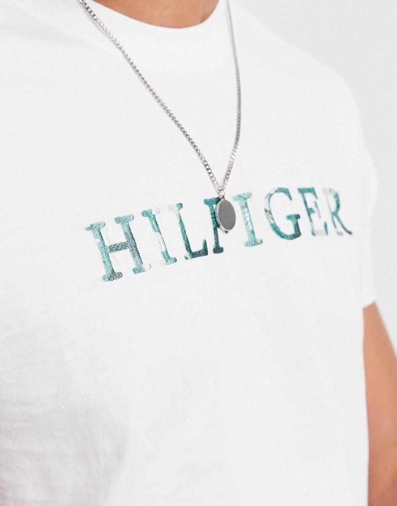 商品Tommy Hilfiger|Tommy Hilfiger white t-shirt with front logo print,价格¥389,第2张图片详细描述