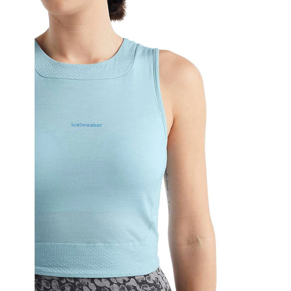 商品Icebreaker|Women's ZoneKnit Cropped Bra-Tank,价格¥375-¥420,第2张图片详细描述