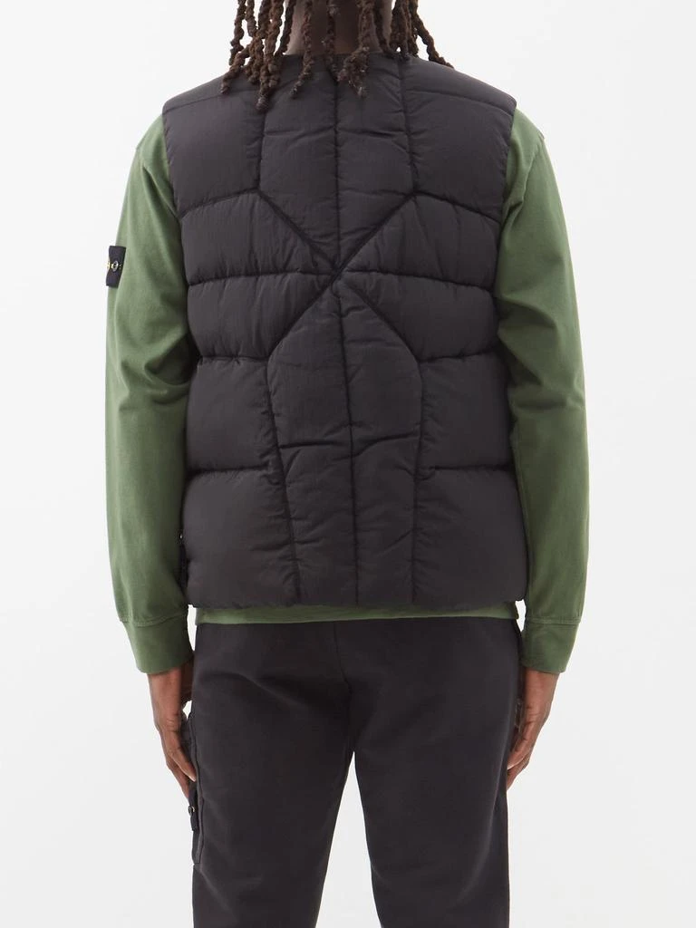 商品Stone Island|Logo-patch nylon down gilet,价格¥6611,第5张图片详细描述