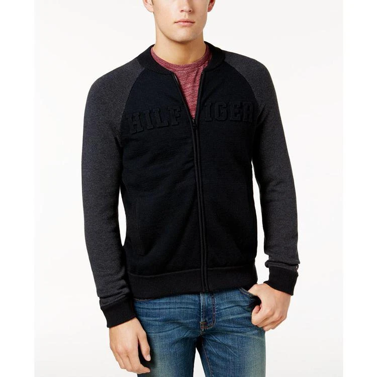 商品Tommy Hilfiger|Men's Beck Baseball Sweater,价格¥380,第1张图片