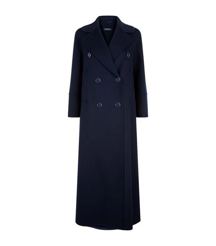商品Max Mara|Custodi Wool Double-Breasted Coat,价格¥8394,第1张图片