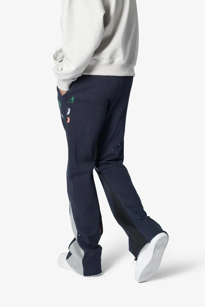 Contrast Bootcut Sweatpants - Navy 商品