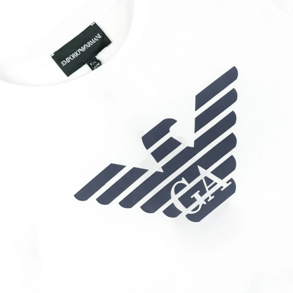 商品Emporio Armani|White Eagle Logo T Shirt,价格¥230,第2张图片详细描述