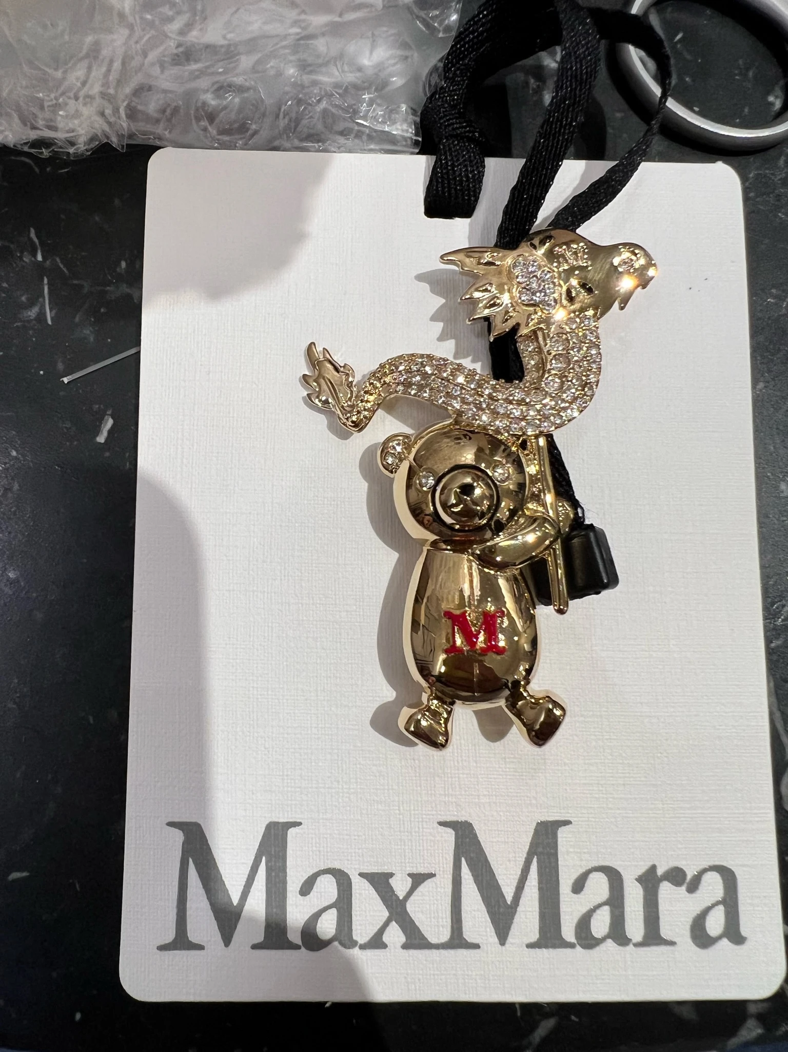 商品Max Mara|Max Mara 2024春夏时尚动物胸针 TEDDYDRAGON 4751224106,价格¥1322,第1张图片