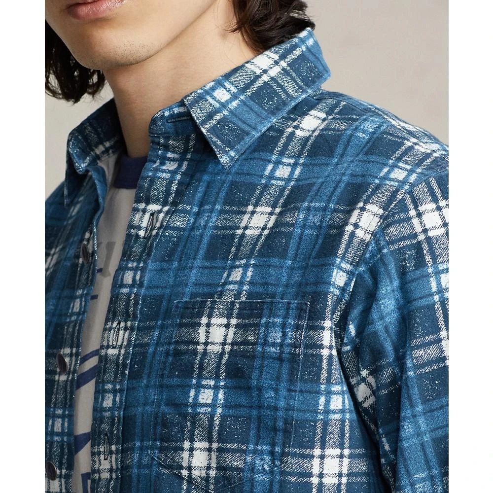 商品Ralph Lauren|Men's Cotton Classic-Fit Plaid-Print Flannel Shirt,价格¥778,第3张图片详细描述